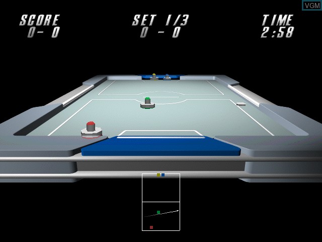 Image in-game du jeu Simple 1500 Series Vol. 60 - The Table Hockey sur Sony Playstation