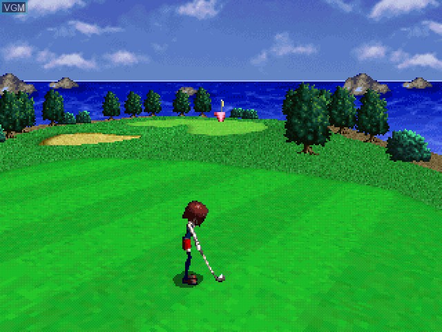 Image in-game du jeu Simple 1500 Series Vol. 65 - The Golf sur Sony Playstation