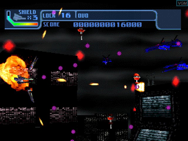 Image in-game du jeu Space Shot sur Sony Playstation