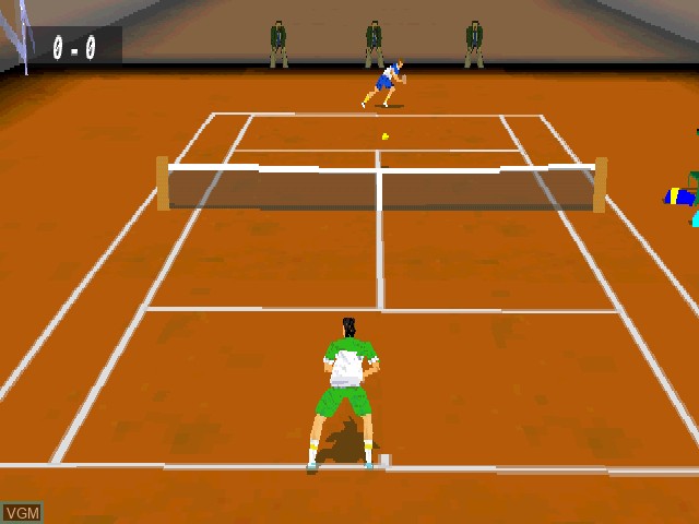 Image in-game du jeu Sampras Extreme Tennis sur Sony Playstation