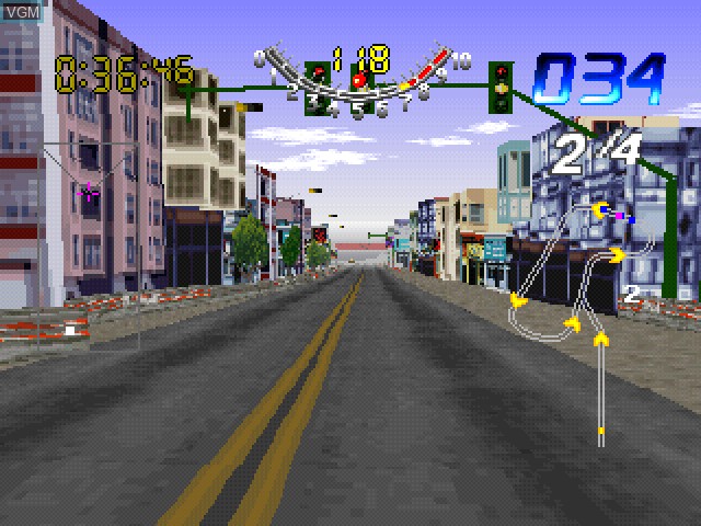Image in-game du jeu San Francisco Rush - Extreme Racing sur Sony Playstation