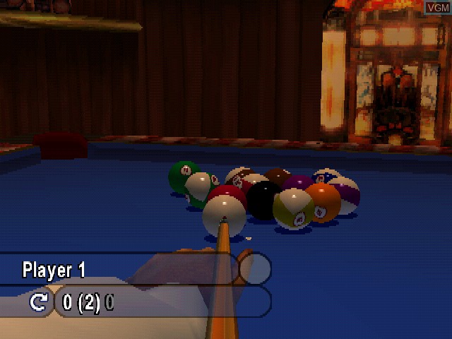 Image in-game du jeu Ultimate 8 Ball sur Sony Playstation