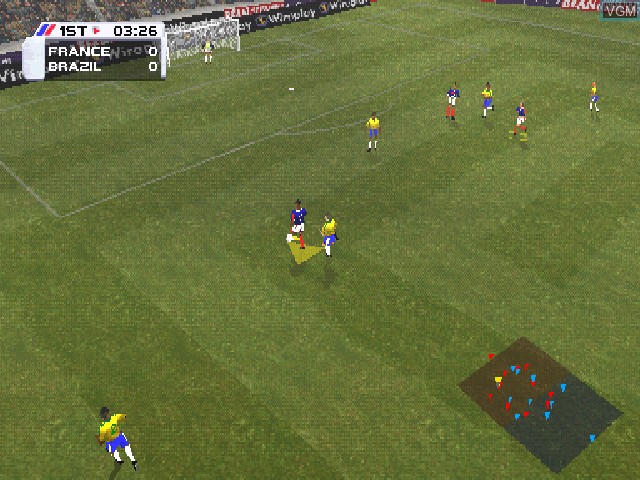 Image in-game du jeu Actua Soccer 3 sur Sony Playstation