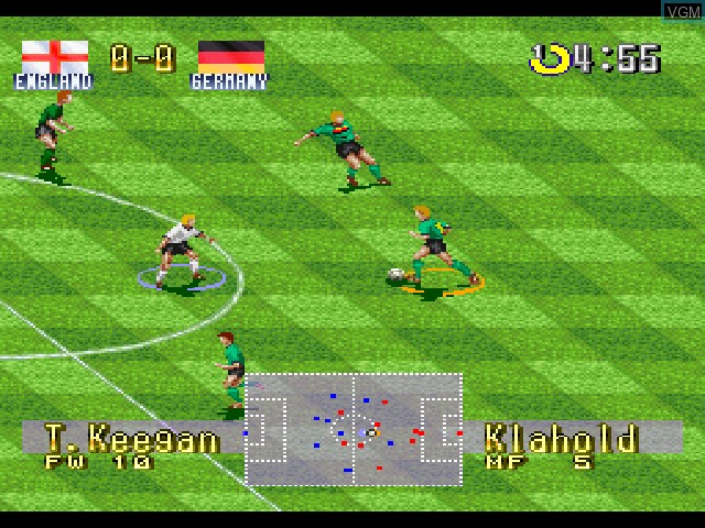 Image in-game du jeu International Superstar Soccer Deluxe sur Sony Playstation