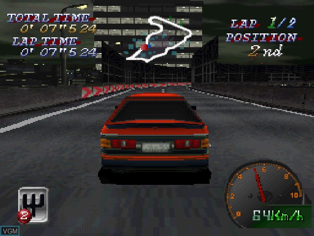 Image in-game du jeu Option Tuning Car Battle sur Sony Playstation