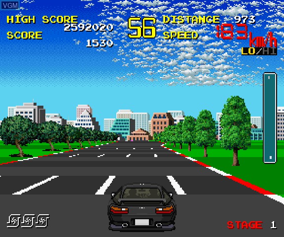 Image in-game du jeu Taito Chase H.Q. Plus S.C.I. sur Sega Saturn