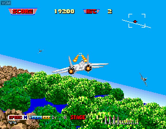 Image in-game du jeu Sega Ages - After Burner II sur Sega Saturn