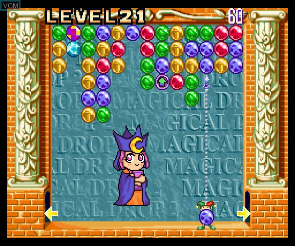 Image in-game du jeu Magical Drop 2 sur Sega Saturn
