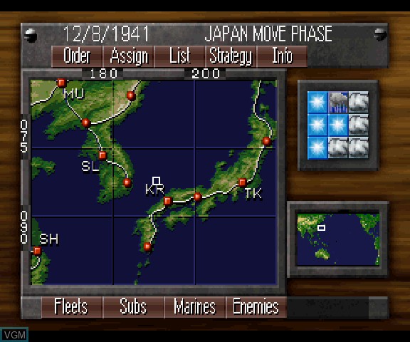Image in-game du jeu P.T.O. II - Pacific Theater of Operations sur Sega Saturn