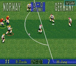 Image in-game du jeu 90 Minutes - European Prime Goal sur Nintendo Super NES