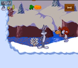 Image in-game du jeu Bugs Bunny - Rabbit Rampage sur Nintendo Super NES