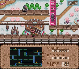 Image in-game du jeu Lode Runner Twin - Justy to Liberty no Daibouken sur Nintendo Super NES