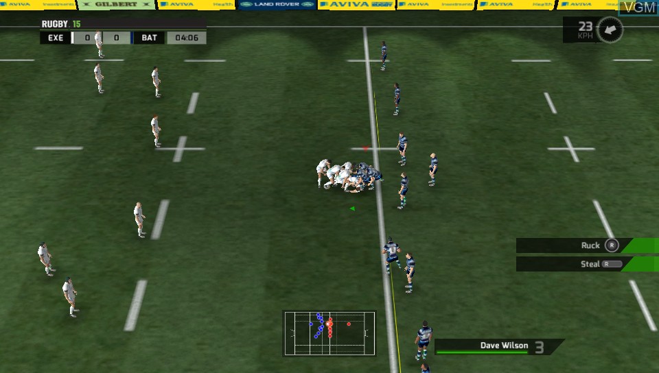 Image in-game du jeu Rugby 15 sur Sony PS Vita
