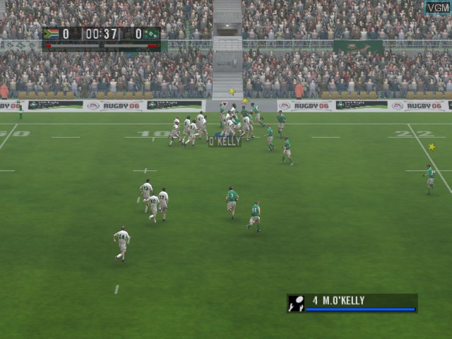 Image in-game du jeu Rugby 06 sur Microsoft Xbox