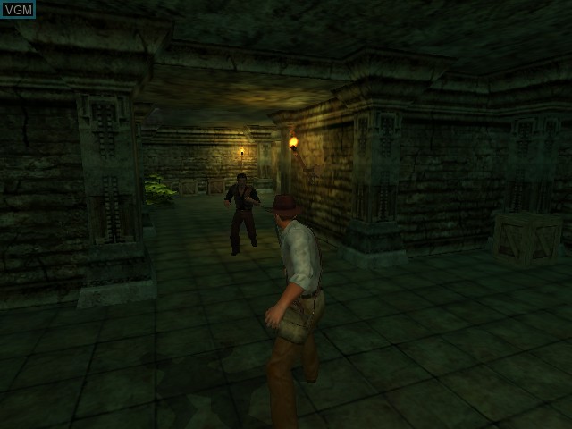 Image in-game du jeu Indiana Jones and the Emperor's Tomb sur Microsoft Xbox